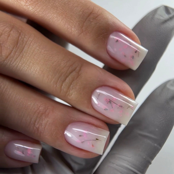 Жидкий полигель с сухоцветами Crazy lak 052 10мл (для укрепления, ремонта, донаращивания)