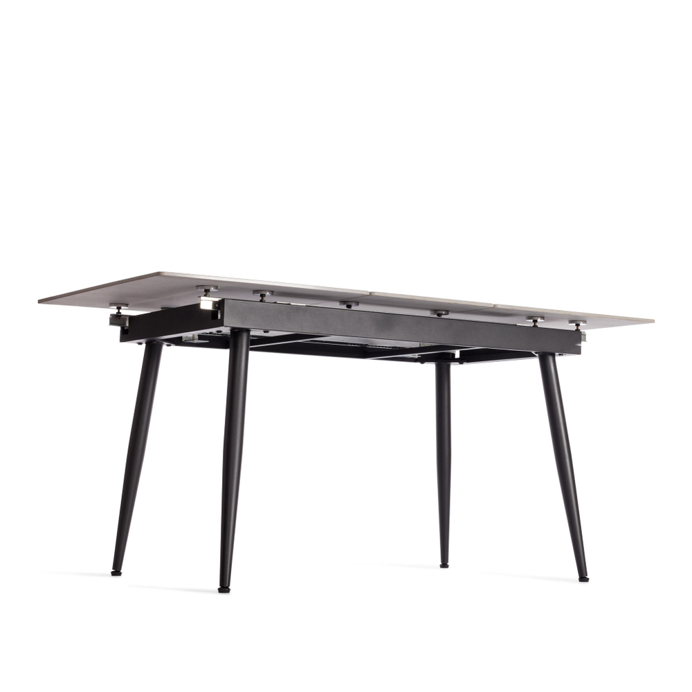 Стол обеденный Balmoral/Балморал столешница керамика (матовая) /опоры металл, серый/чёрный, (120+40)x80x75(+1) см