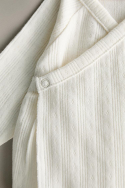 ZARA HOME КОМПЛЕКТ ДЛЯ НОВОРОЖДЕННОГО, ЖЕЛТОВАТО-БЕЛЫЙ