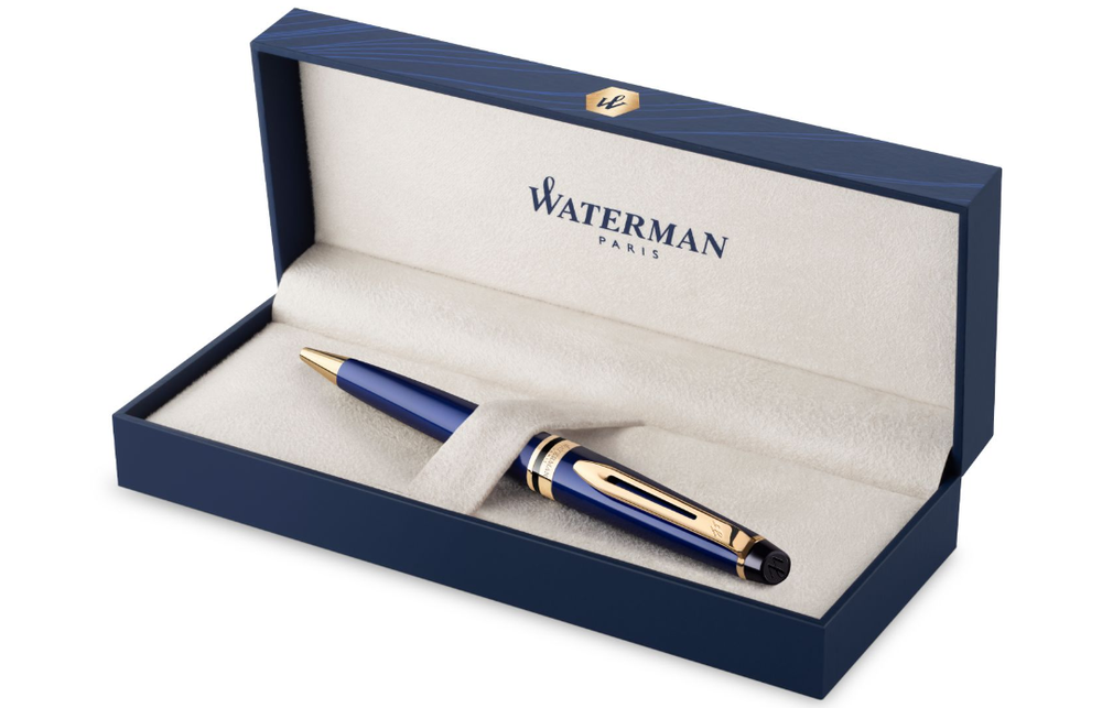 Waterman Expert - Blue Lacquer GT, шариковая ручка, M