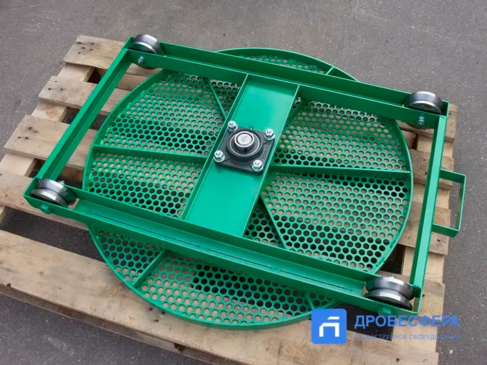 Стол для пескоструйной камеры поворотный с тележкой TTM-800мм арт. 10115708