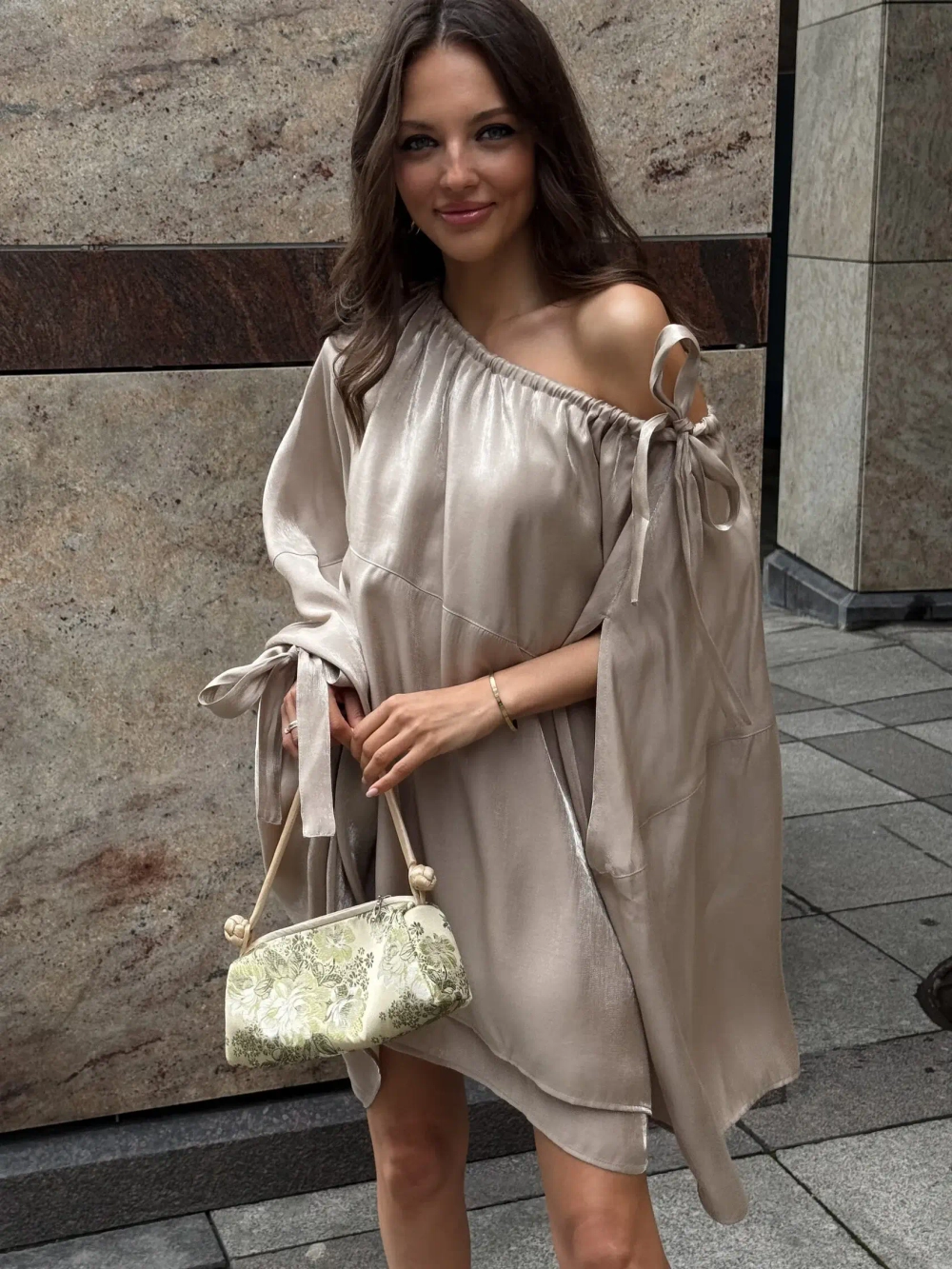 Платье Облако, Бежевое