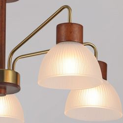 Люстра на штанге ILLUMICO  IL0286-5C-79 BR