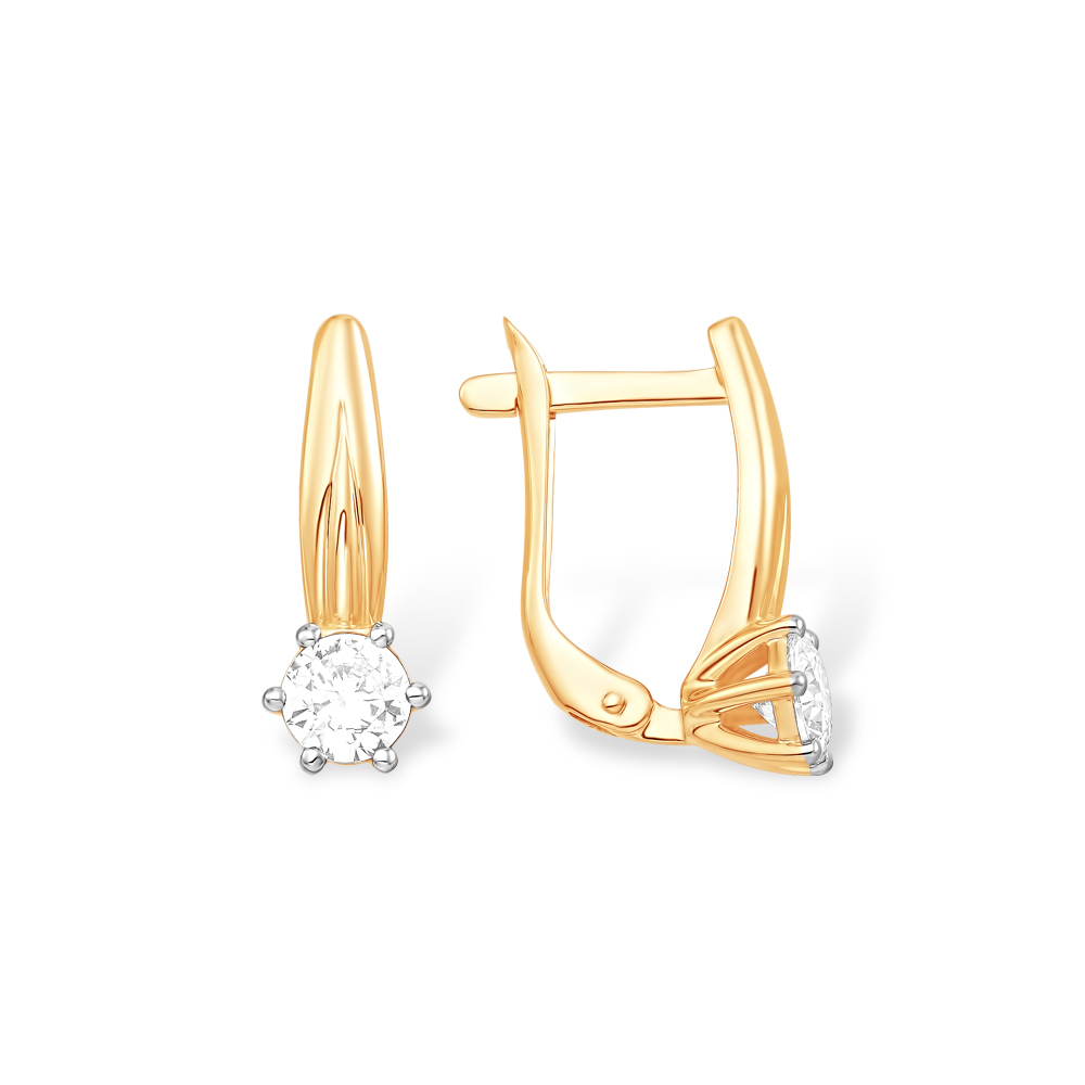 Серьги из золота 585 пробы