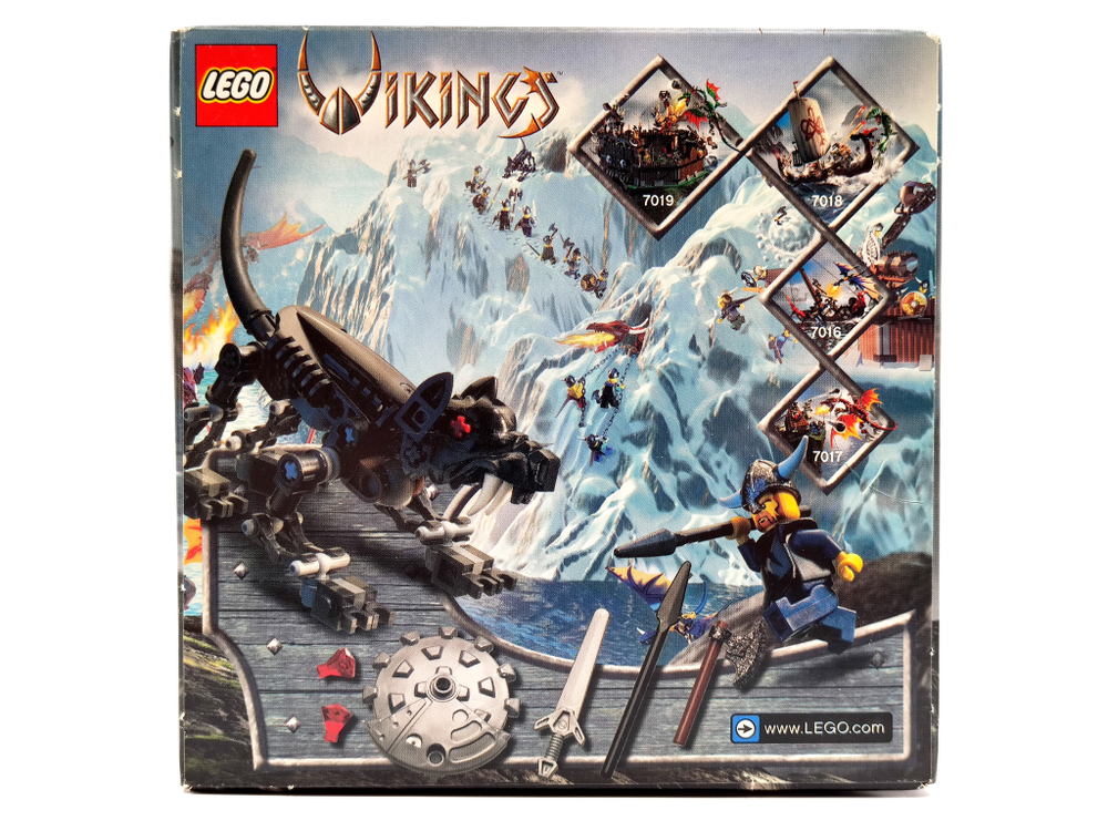 Конструктор LEGO 7015 Воинственный викинг против волка Фенриса
