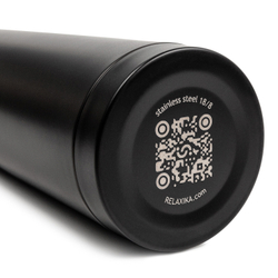 Термос Relaxika 101 (0,75 литра), черный (без лого)