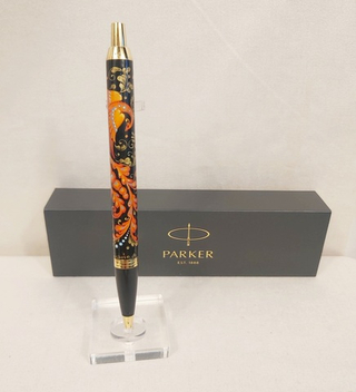 Ручка Parker шариковая с ручной росписью Палех "Сказочная жар-птица"