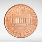 USA, 1 Cent, 2002 - Lincoln Memorial Cent, AU