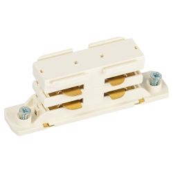 Коннектор питания ЭРА STR-30-W-CN-I для трехфазного шинопровода прямой белый