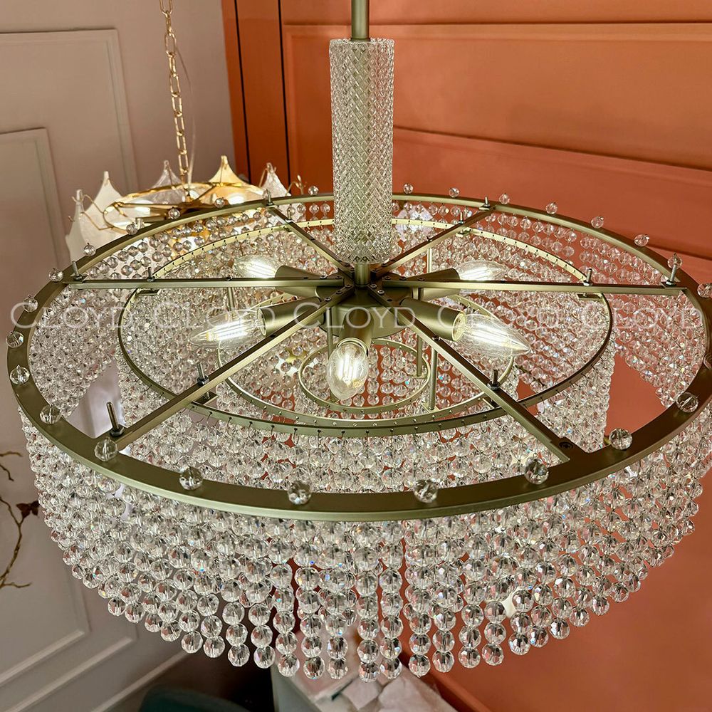 Люстра Cloyd WITTE C6 / Ø60 см - серебро (арт.11534)