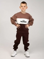Спортивный костюм детский теплый, оверсайз
