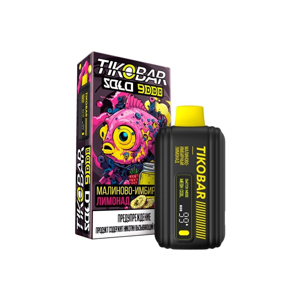 Tikobar Solo 9000 - Raspberry Ginger Lemonade (Малиново-Имбирный Лимонад)