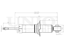 Амортизатор газовый задней подвески UNIO SAB-10538