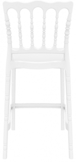 Стул пластиковый полубарный Siesta Contract Opera Bar 65, белый