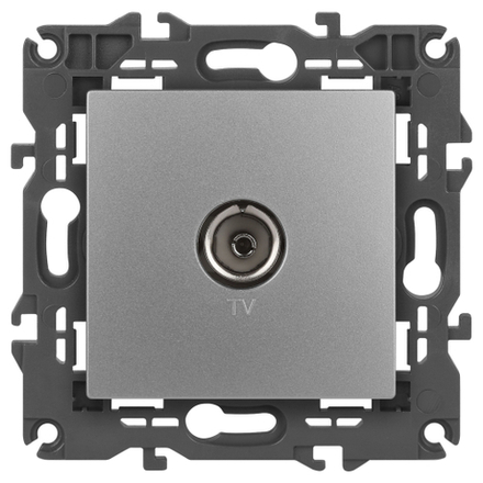 Розетка ЭРА Elegance 14-3101-03 TV одиночная IP20 алюминий