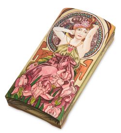 Народные промыслы МР-16/33-C Шкатулка «Альфонс Муха - Драгоценные камни. Аметист»