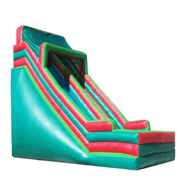 Детский надувной батут-горка "Крокодил Гена"