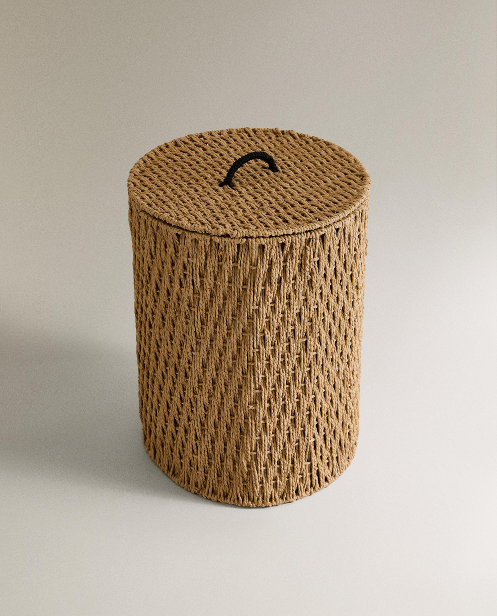 Zara Home Корзина из нержавеющей стали, цвет бежевый, 46 см