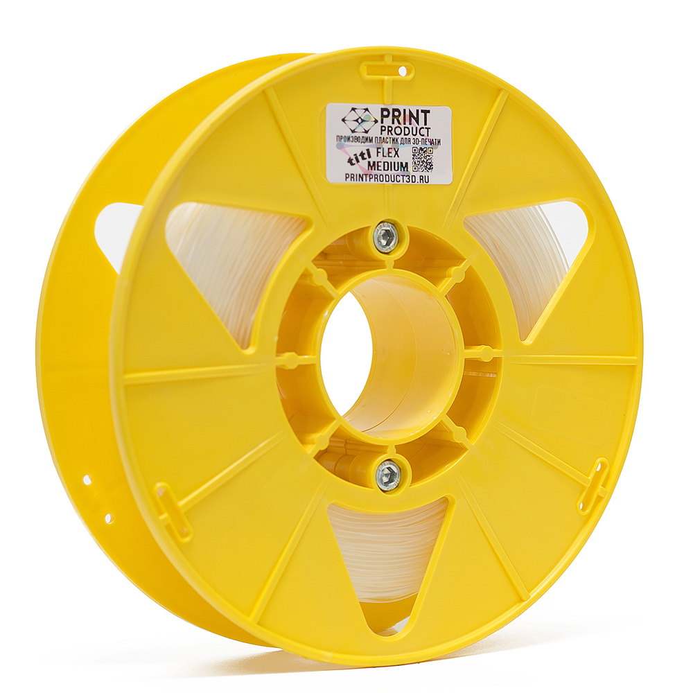 Пластик для 3D-принтера "Print Product" Titi Flex Medium (Красный),1 кг., 2,75мм.