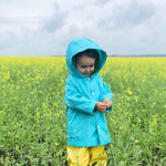 Дождевик "черепашка" (точки на голубом)