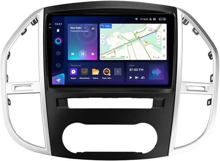 Магнитола для Mercedes-Benz Vito W447 2014+ - Teyes CC3-2K QLed Android 10, Быстрая, SIM-слот, CarPlay