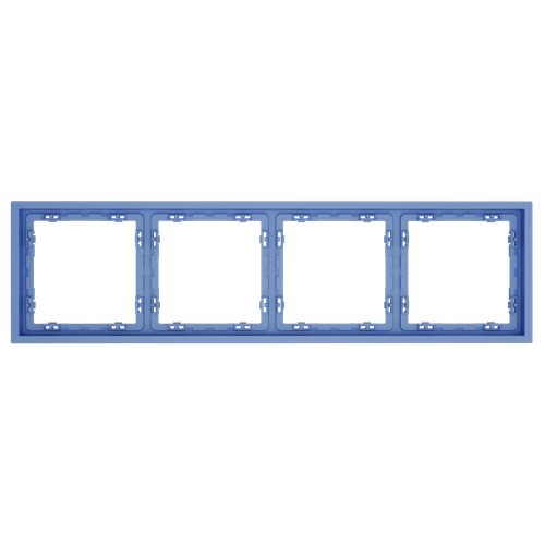 Рамка пластиковая VOLTUM S70 на 4 поста, (деним)
