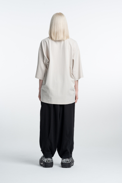 Футболка oversize из легкого трикотажа