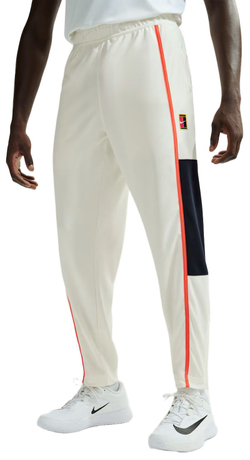 Мужские теннисные штаны Nike Court Heritage - sail/turf orange