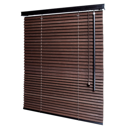 Жалюзи горизонтальные деревянные Бамбук венге 9908/25