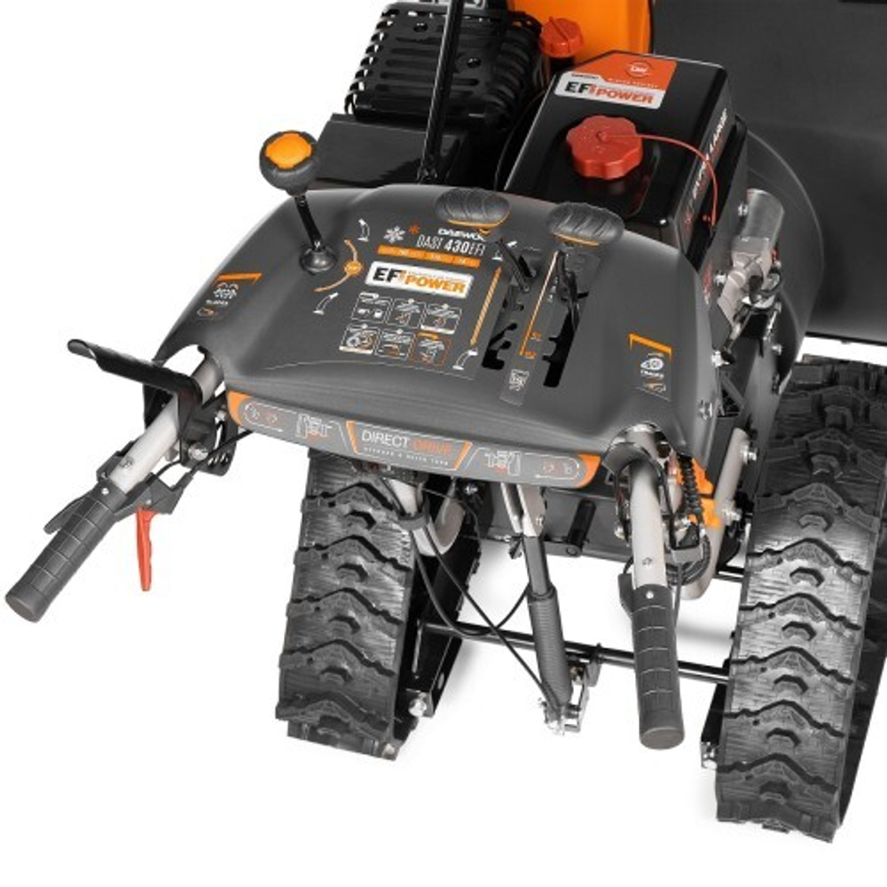 Снегоуборщик гусеничный бензиновый DAEWOO DAST 430 EFI с инжекторным двигателем