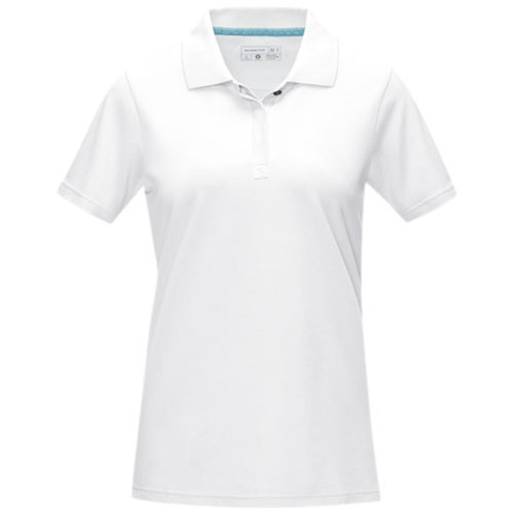 Женское поло Graphite с коротким рукавом, изготовленное из натуральных материалов