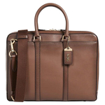 COACH Metropolitan Leather Handbag, Shoulder Bag, Crossbody Bag, Briefcase Large Men"s Brown