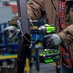 Гайковерт аккумуляторный GREENWORKS IW5500 24V, АКБ 5Ач и ЗУ 3805007CUG