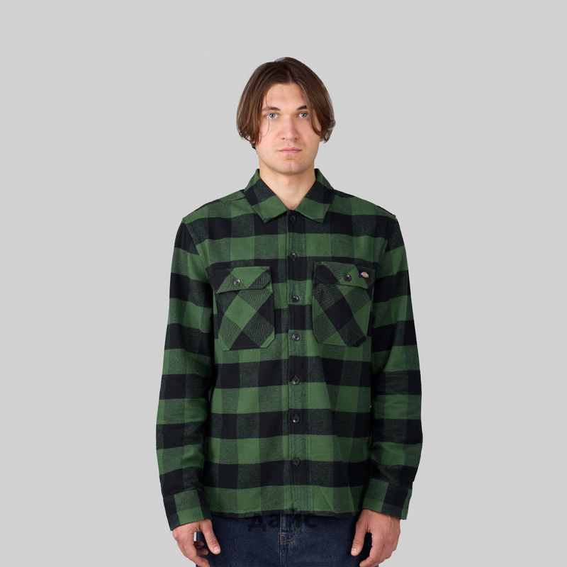 Рубашка мужская Dickies Sacramento Long Sleeve Shirt артикул:WLR23PEB - купить в магазине Дайс