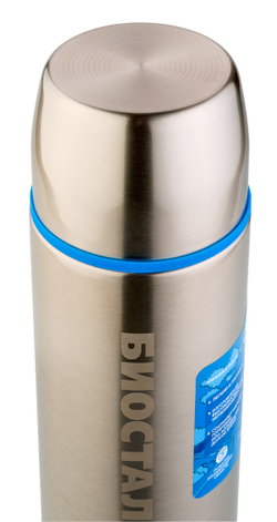 Термос Biostal Авто (0,75 литра) с термочехлом, стальной