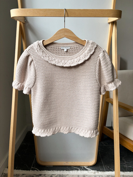 Хлопковый вязаный джемпер Bebe Organic, 116