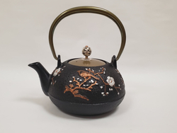 308010 Чайник СЕРЕБРЯНЫЙ ШАР "Сакура", 1100мл, чугун