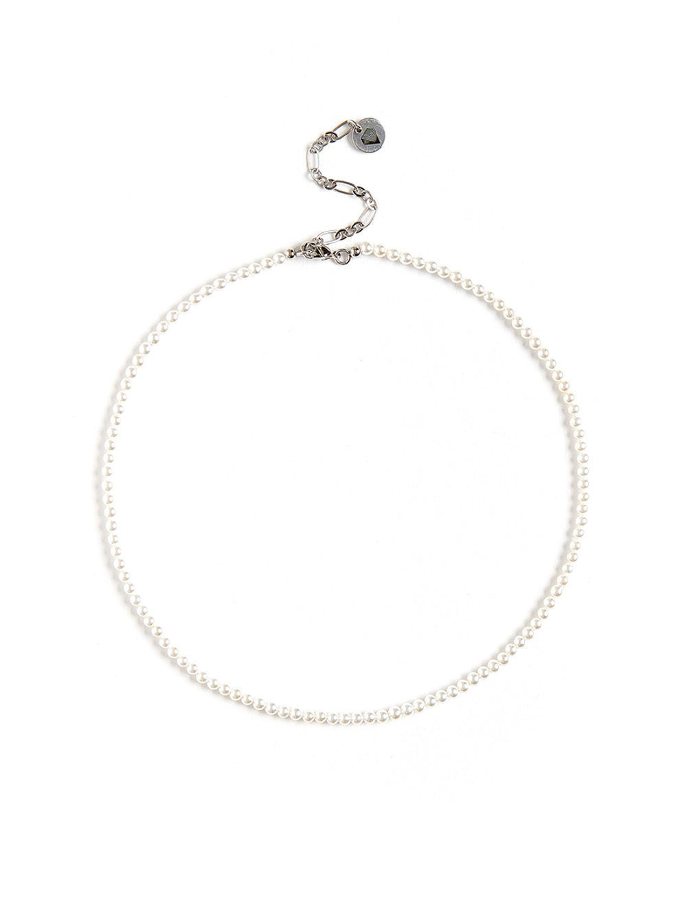 Чокер "Elegance" из перламутра Silver