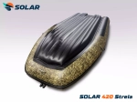 Лодка надувная моторная solar-420 strela jet tunnel