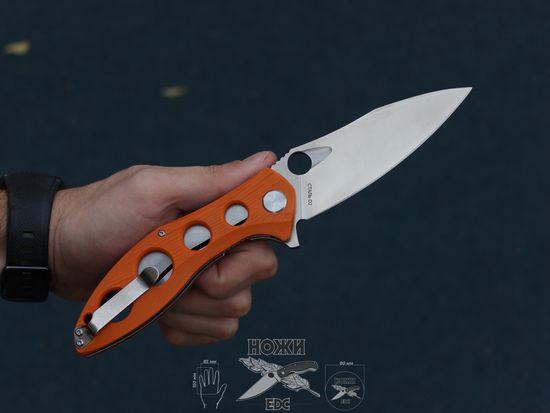 Складной нож НОКС Варан D2 335-109406 c клинком из стали D2, рукоять G10