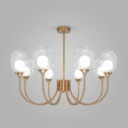 Люстра на штанге Eurosvet Spritz 70217/8 латунь