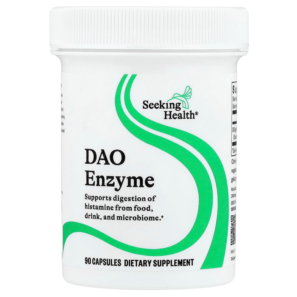 Seeking Health, фермент DAO, 90 капсул