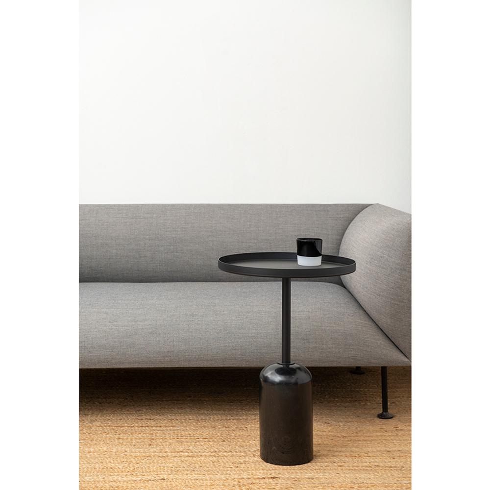 Столик кофейный lars, D40х59 см, черный