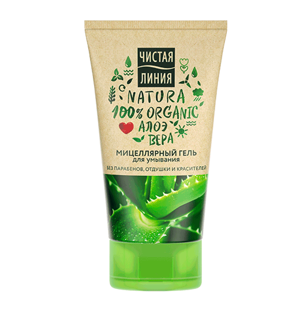 Чистая Линия Гель мицеллярный Natura, 120 мл