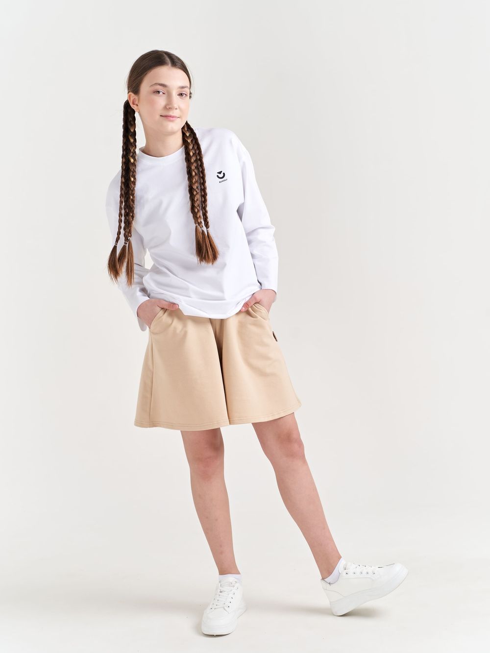 Юбка-шорты "БЕЖ" подростковые