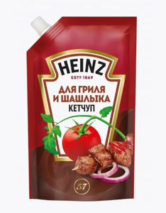 КЕТЧУП HEINZ ДЛЯ ГРИЛЯ ДОЙ ПАК 320 ГР