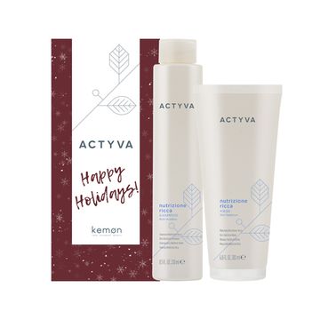 Kemon Новогодний набор Максимальное увлажнение Actyva Nutrizione Ricca шампунь 250ml + маска 200ml