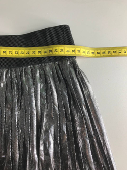 Юбка-плиссе блестящая, визуально 44 размер