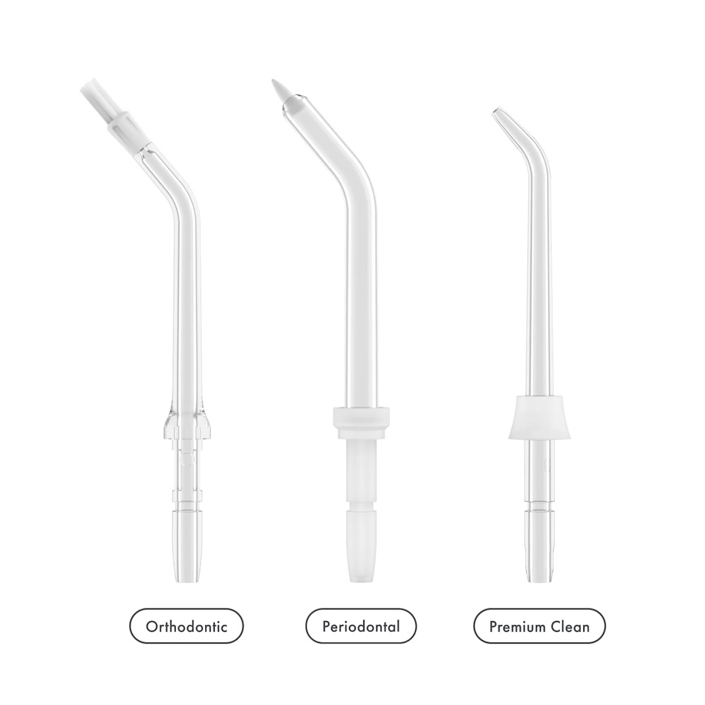 Набор насадок для ирригатора ORDO Dental Selection, 3 шт. (стандартная, пародонтологическая, ортодонтическая)