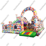 Коммерческий надувной батут Средневековое приключение 2